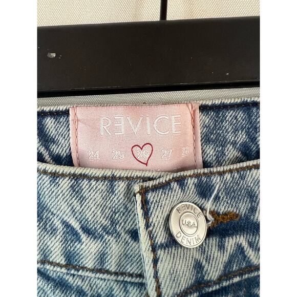 Revice Boyfriend Distressed Jeans Size 26 - Picture 2 of 5